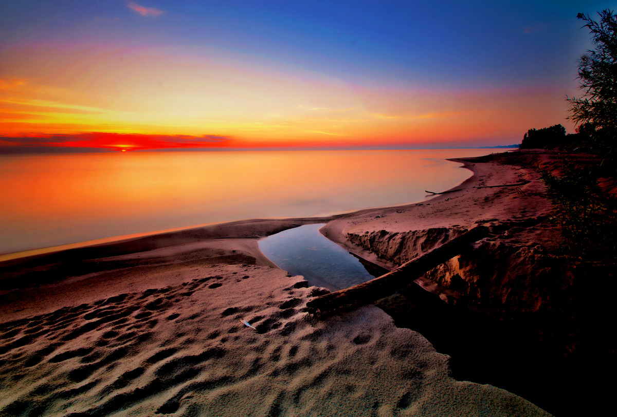 Lake Erie at sunrise