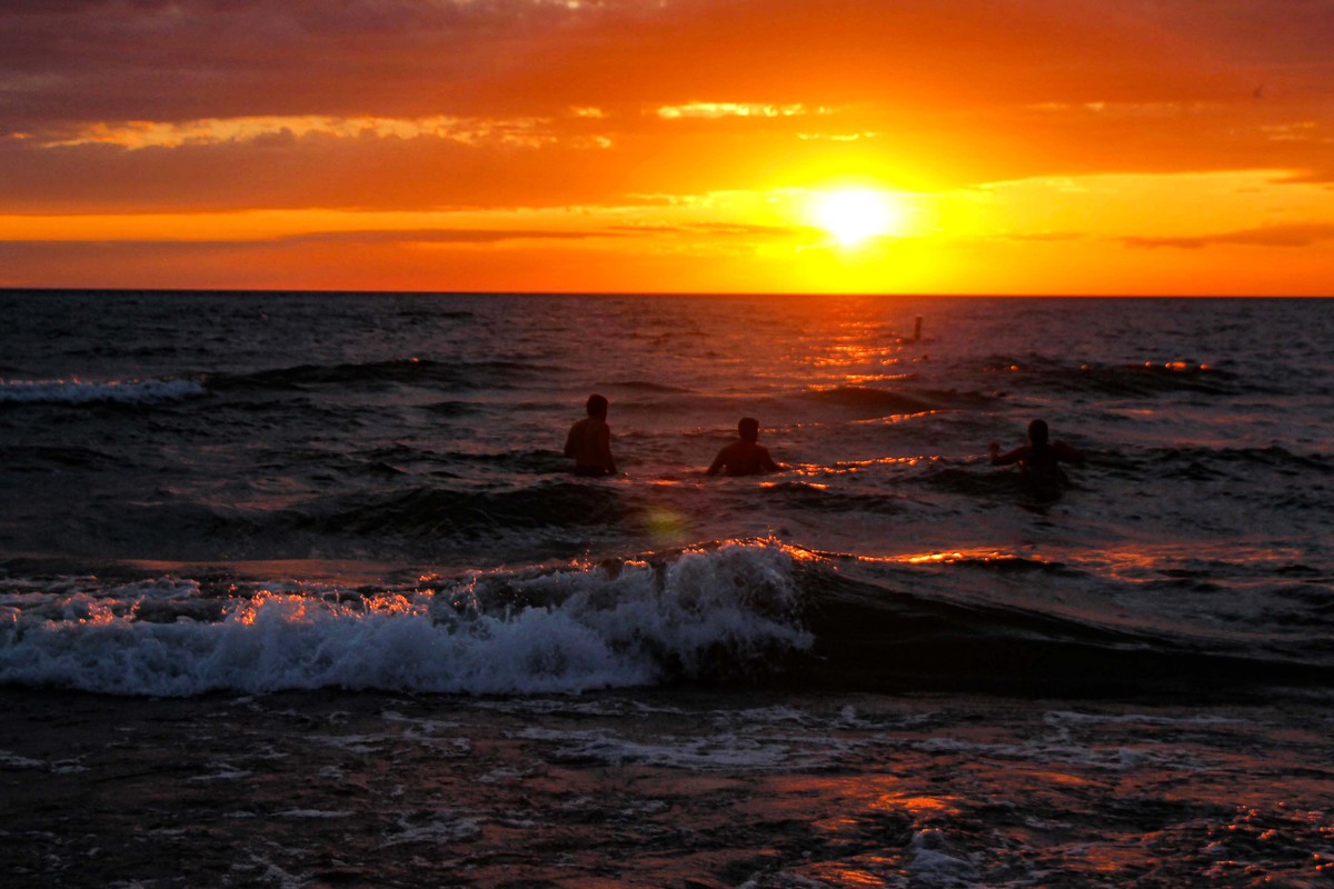 Sunset in the Surf