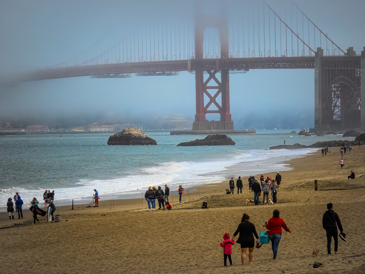 Foggy Morning, Baker Beach, Golden Gate National Recreation Area