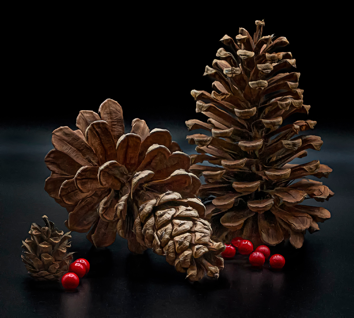 Pinecones & Berries