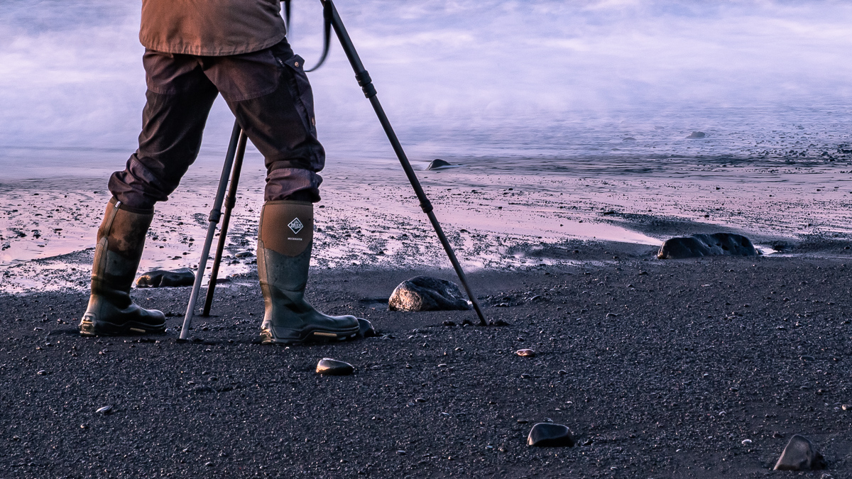 Five legs of a photographer