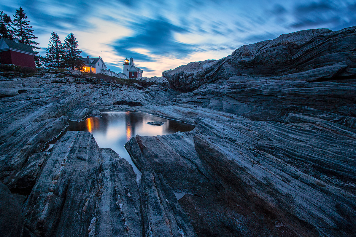 Blue hour at the point