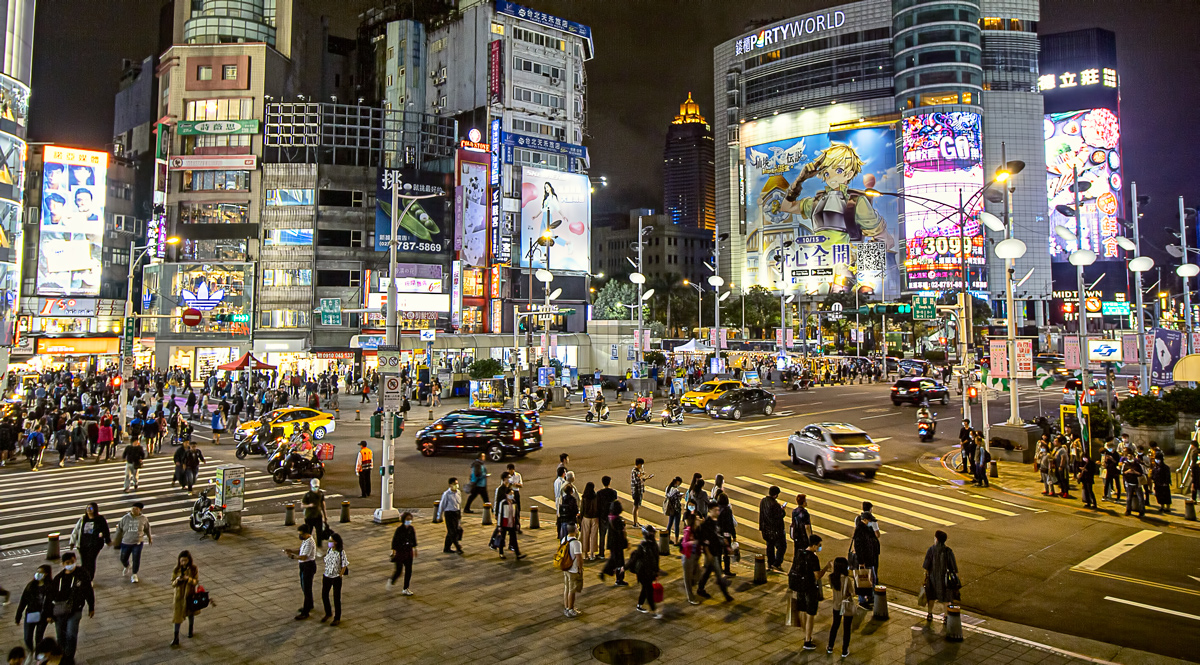 Intersection in Taipei