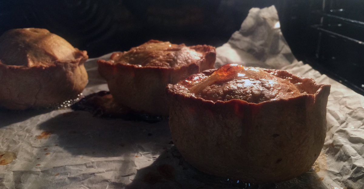 Home made pork pies