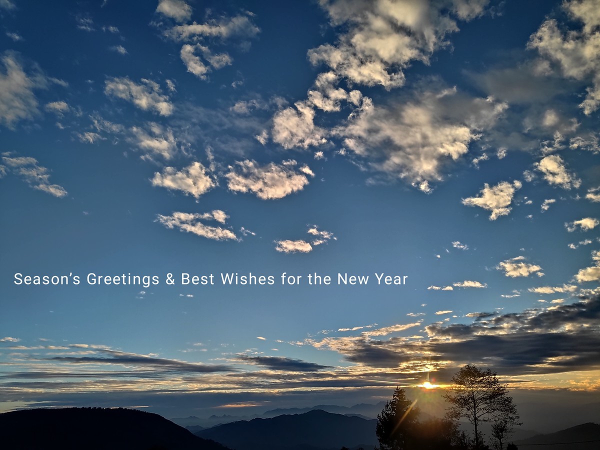 Season’s Greetings & Best Wishes for the New Year 2021