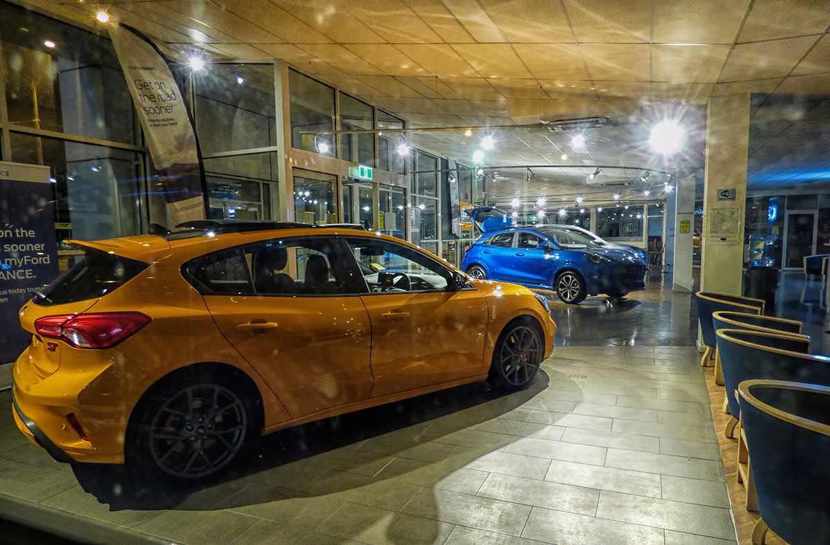 Showroom at Night