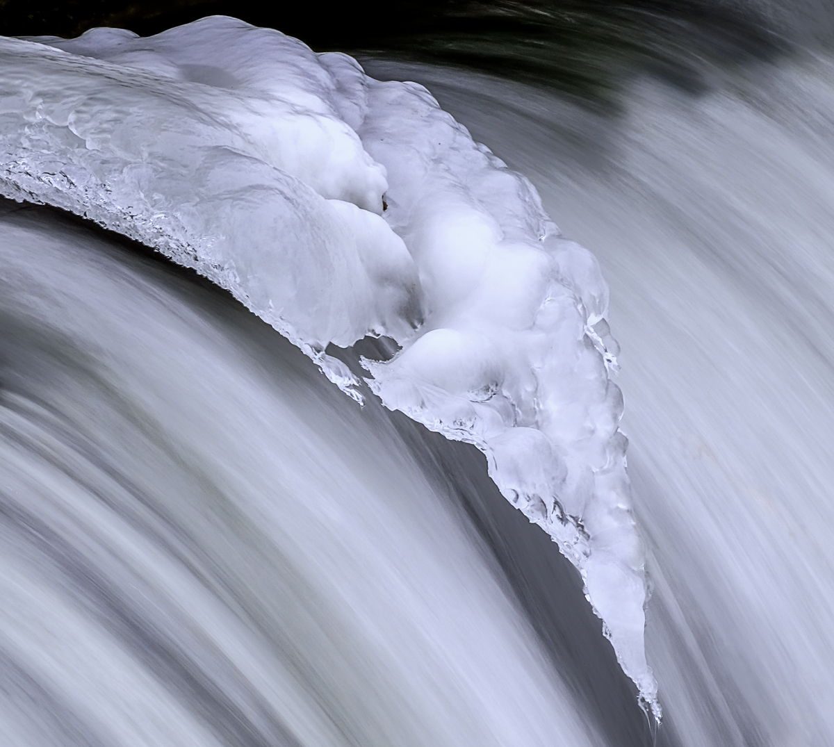 frozen waterfall