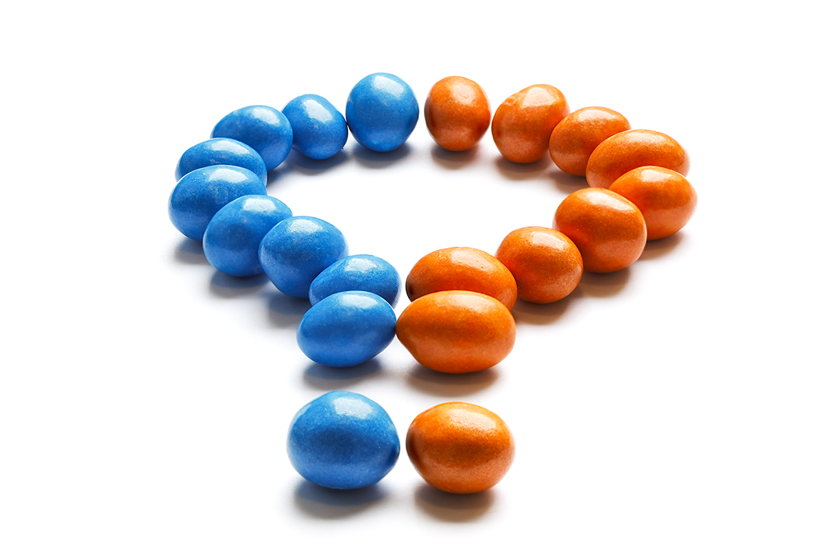 ⸮ Blue or Orange ?