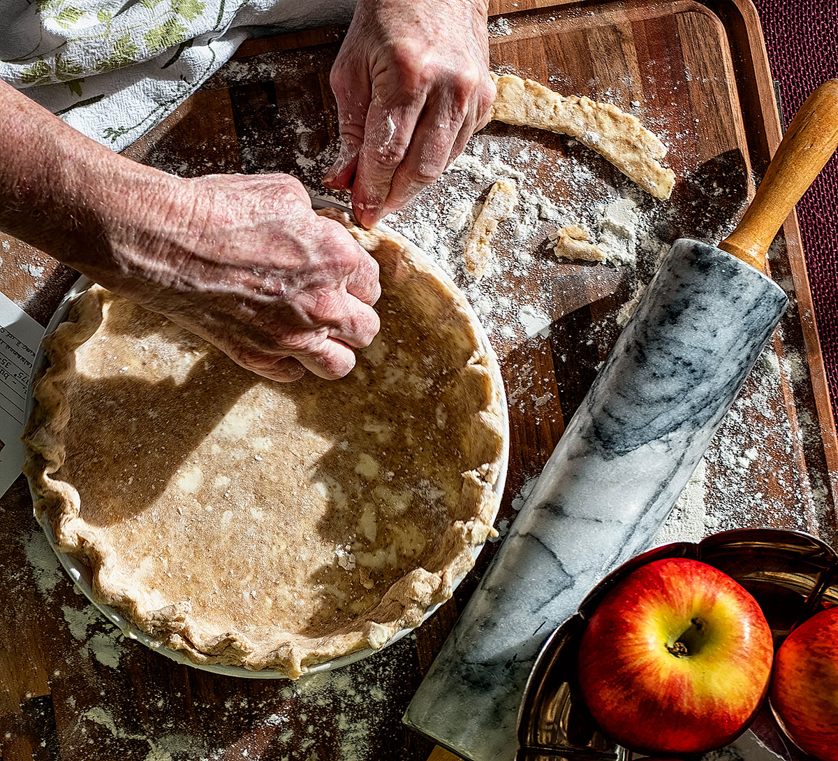 A morning of baking