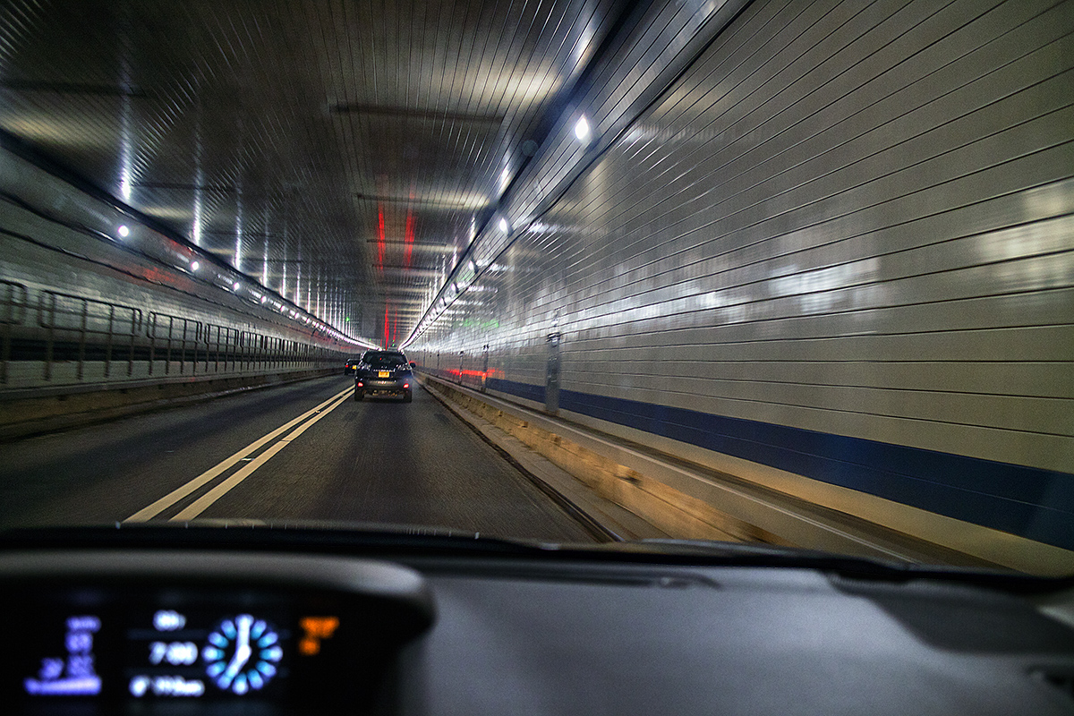 in the Lincoln Tunnel