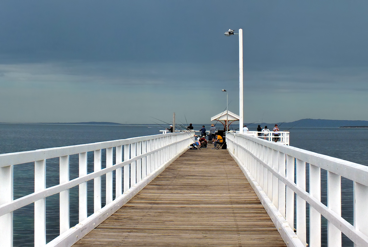 Fishing from the Pier