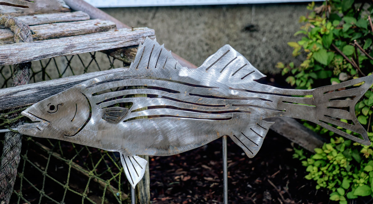 Garden Decor Striped Bass