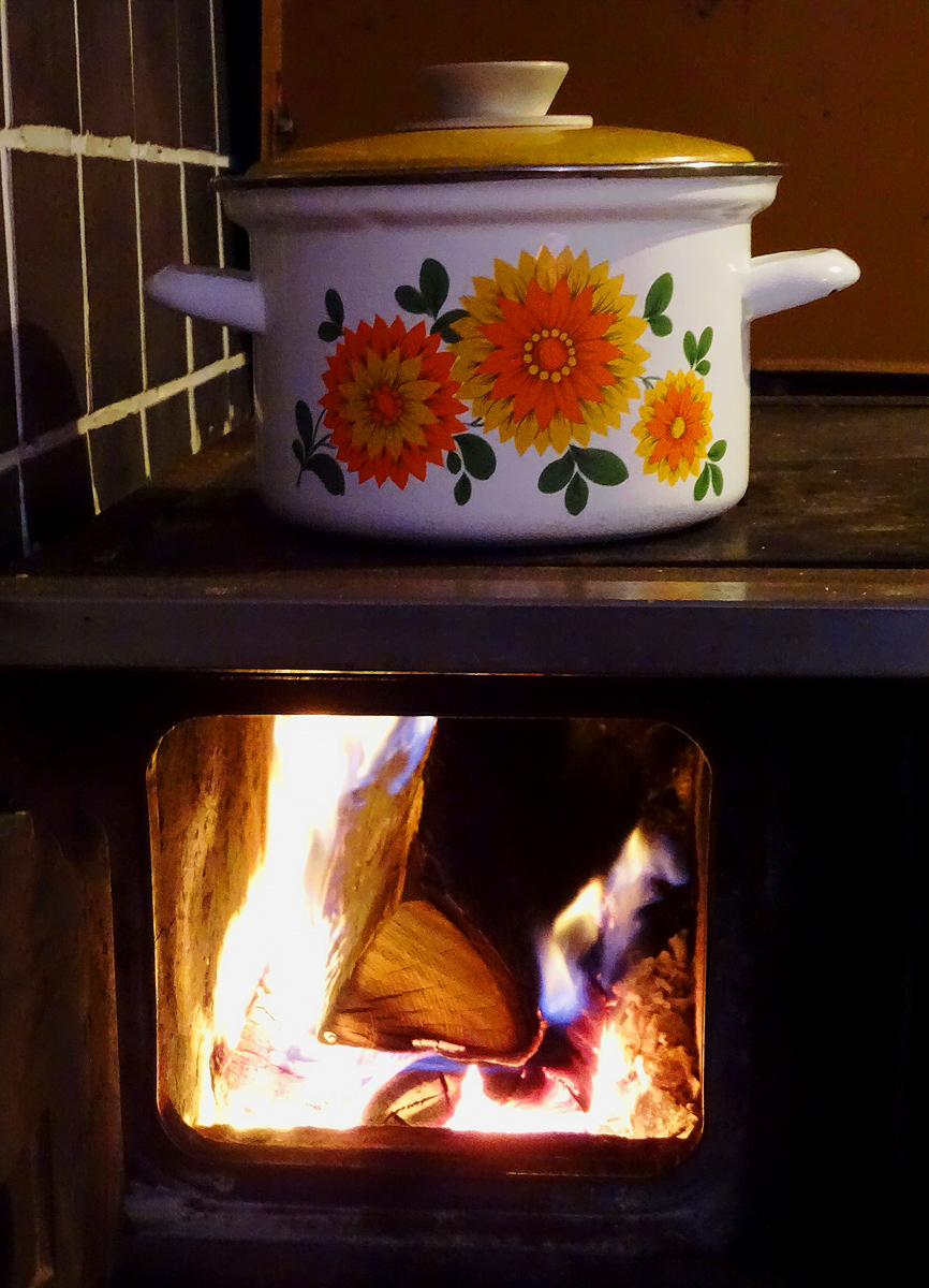 Cooking by the Wood Stove