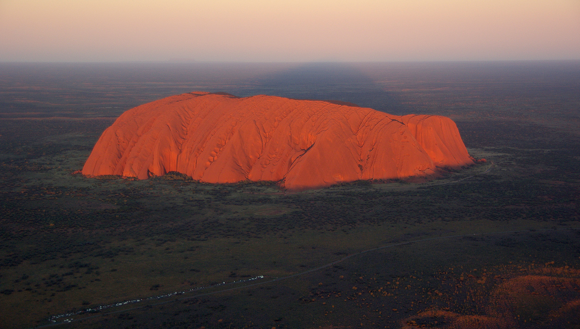 Sunset at Uluru