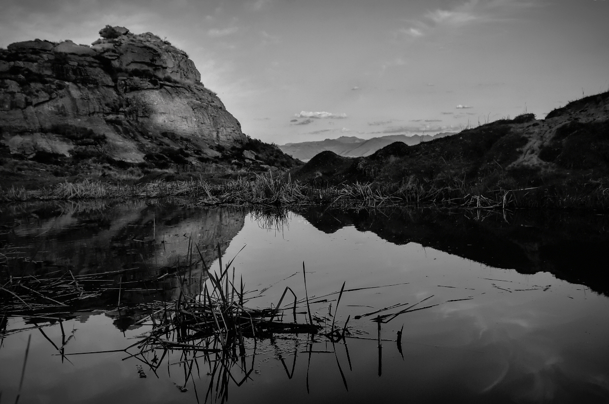 Rock and water