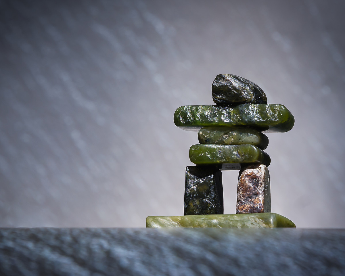 Inukshuk wabi-sabi