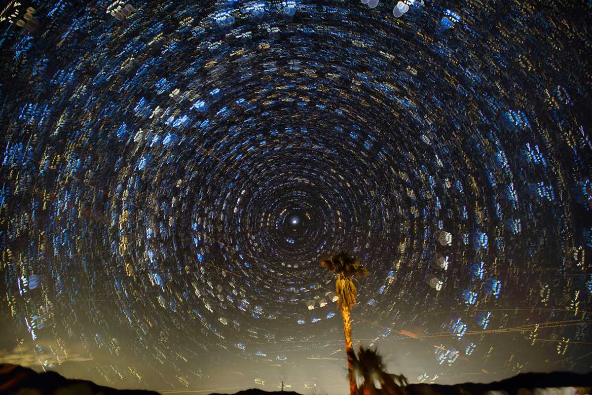 wormhole with palm