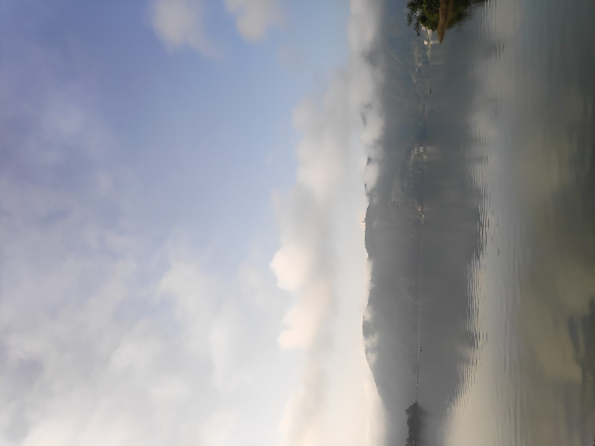 World Peace Pagoda in Pokhara from Phewa Lake