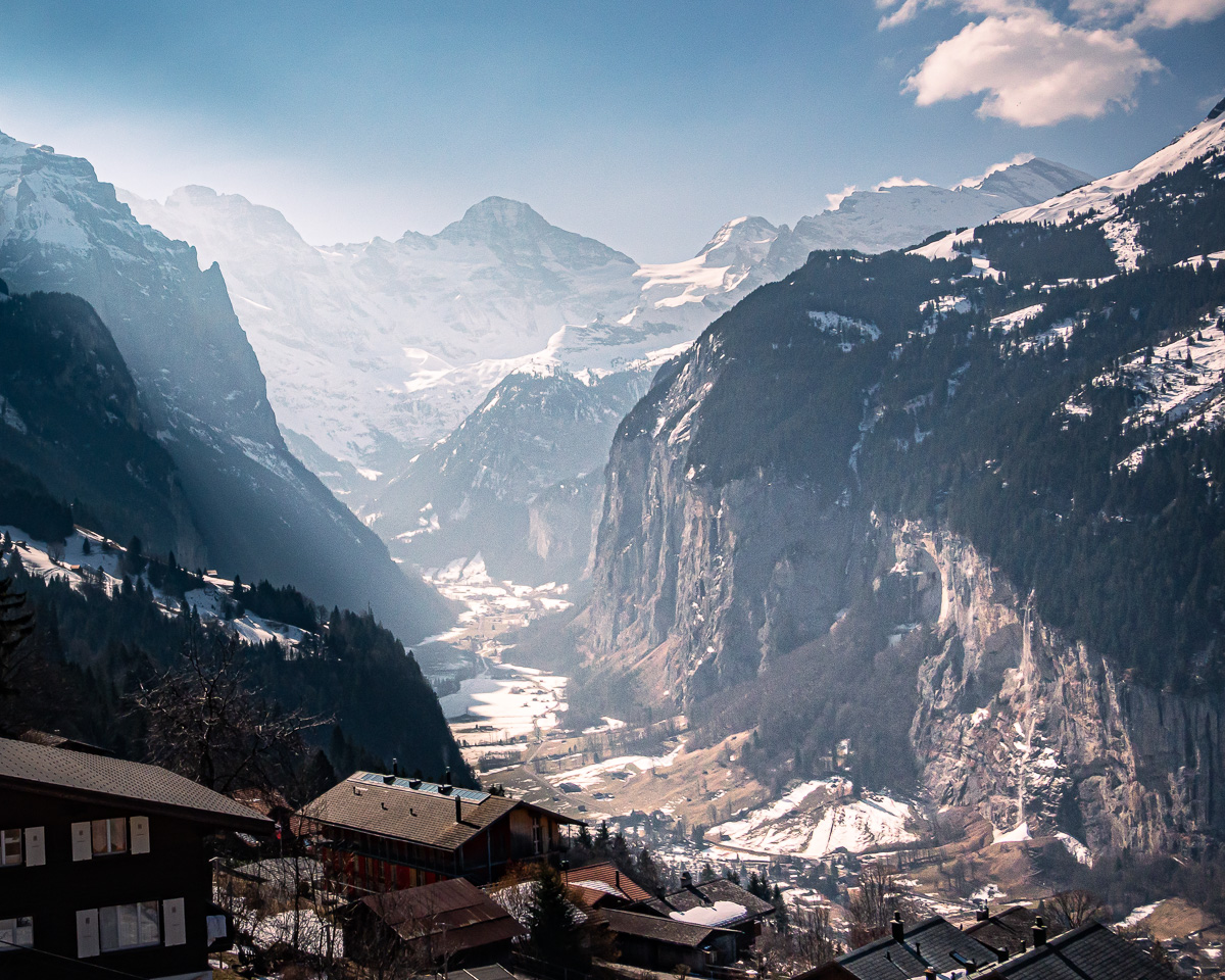 Power of nature - a glacier made this valley