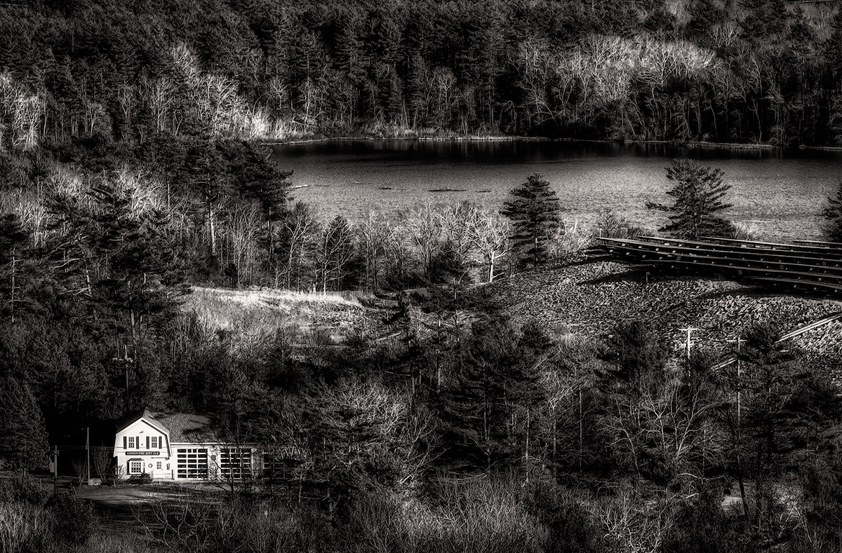 Rural Firehouse in the Pine Barrens