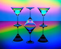Colourful Glasses of Water with Symmetry