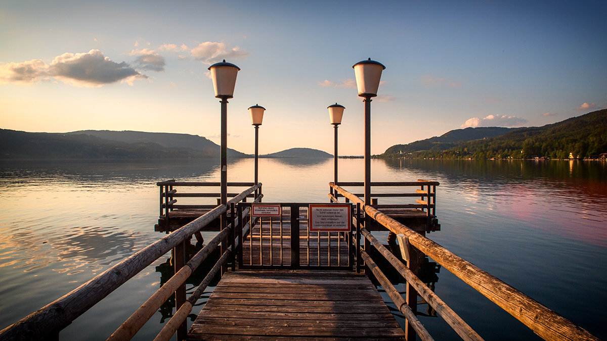 Waiting for the evening boat