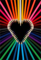 Rainbow heart