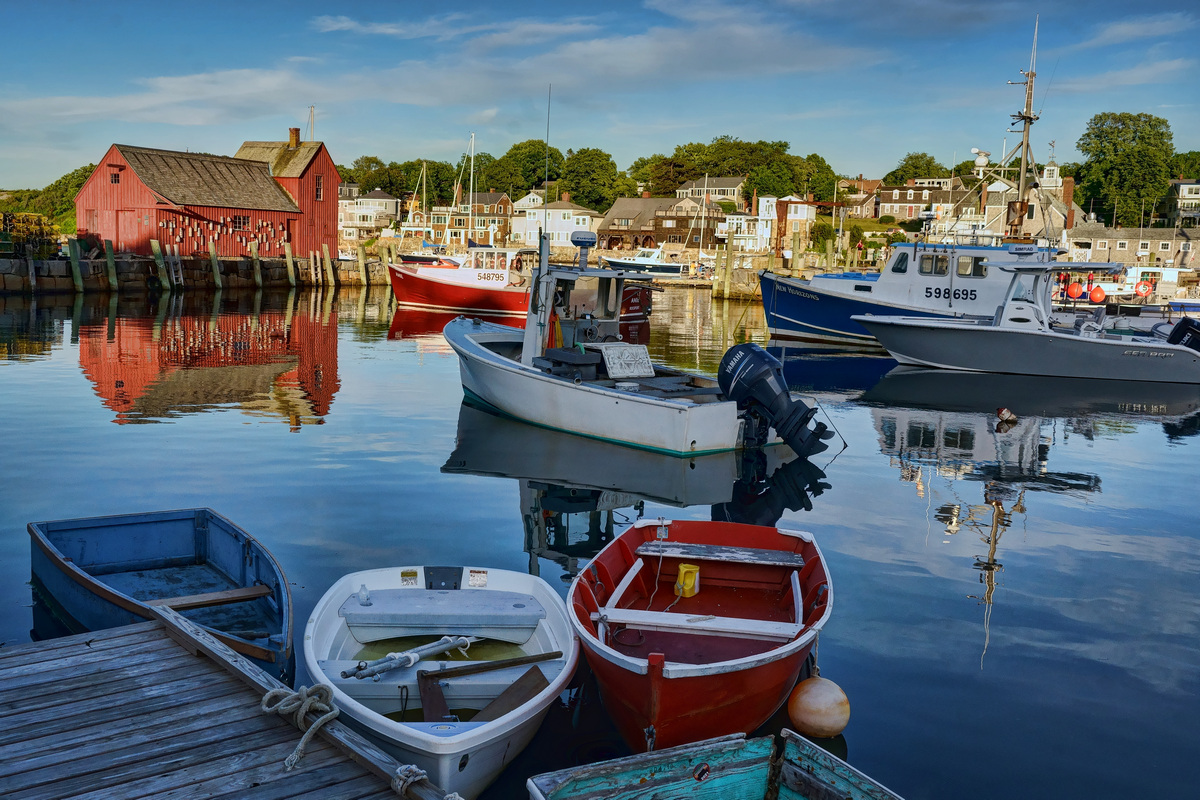 Rockport Harbor Evening