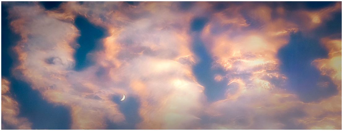 Crescent Moon at Sunset, Summer 2022