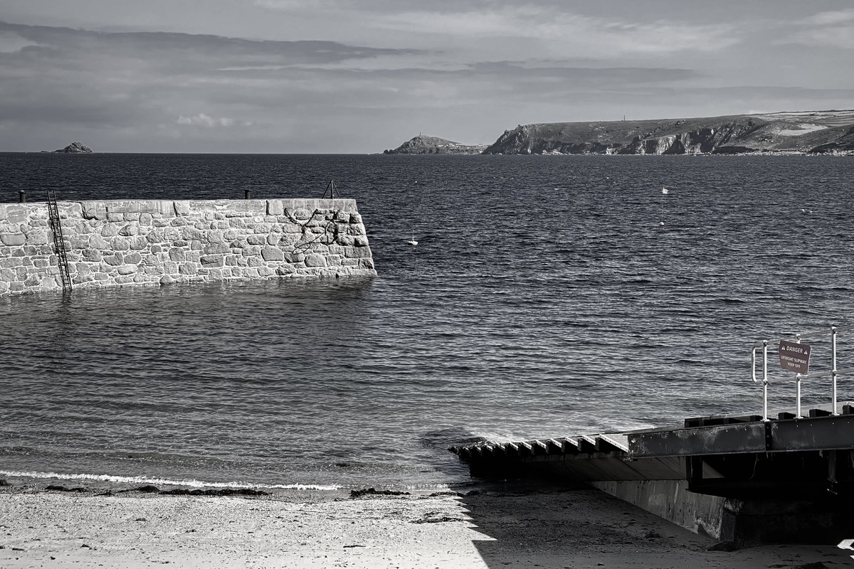 Harbour wall and jetty, Sennen.