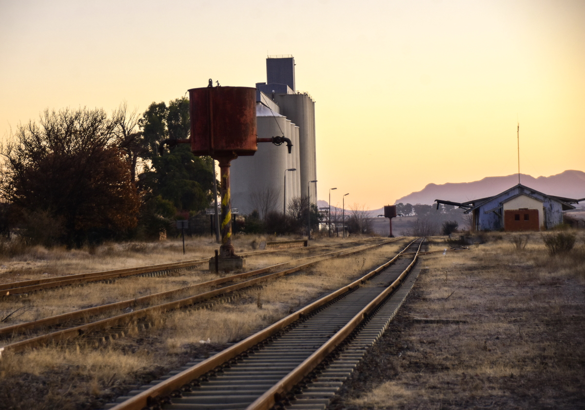 Two dry water tanks 