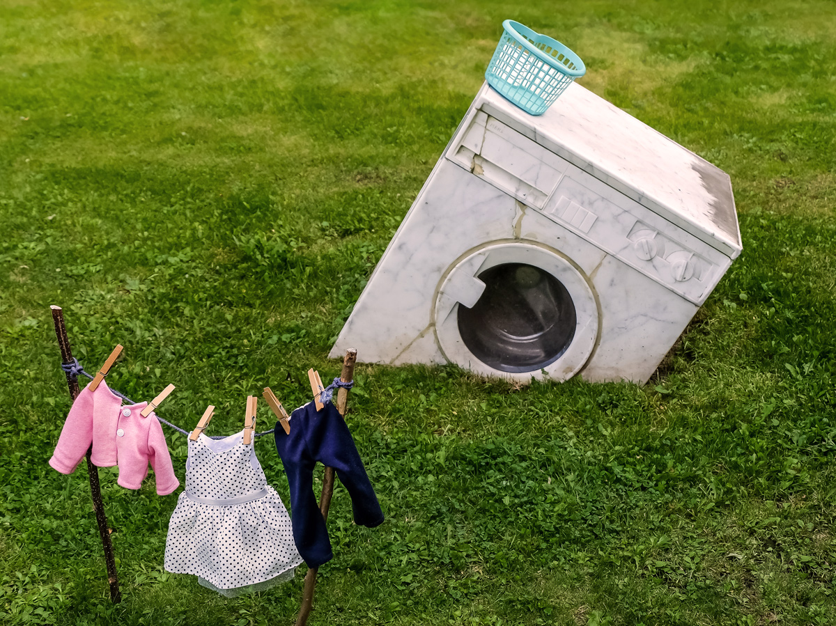 Good News: the laundry is already done