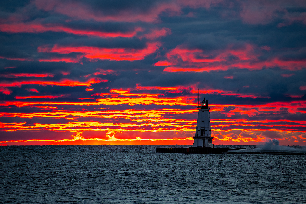 Sky On Fire Sunset