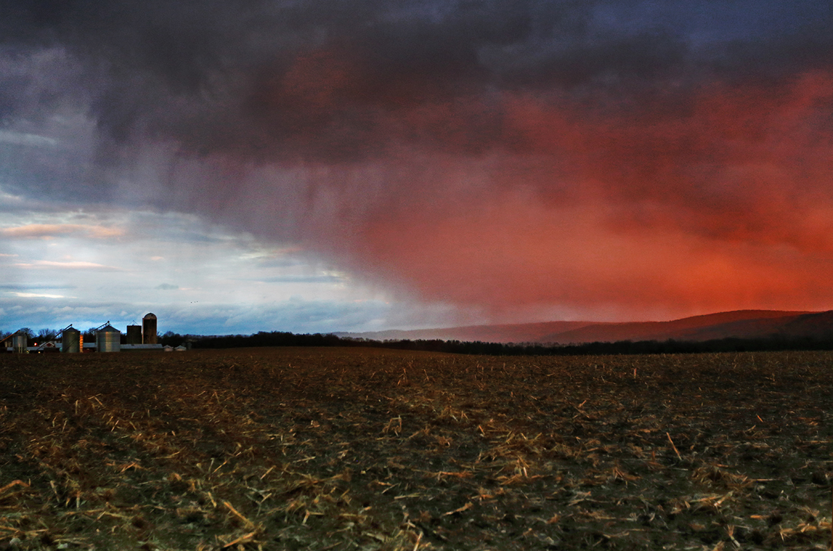 sunset's storm