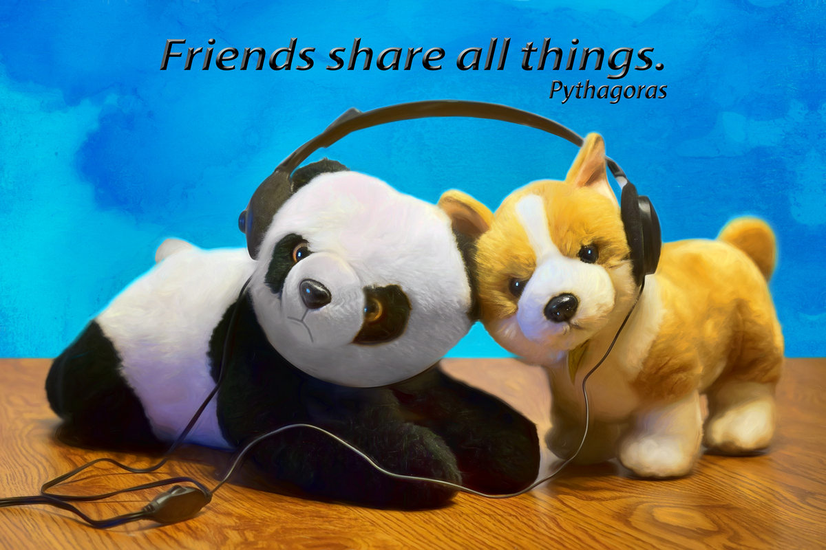 Friends Share All Things