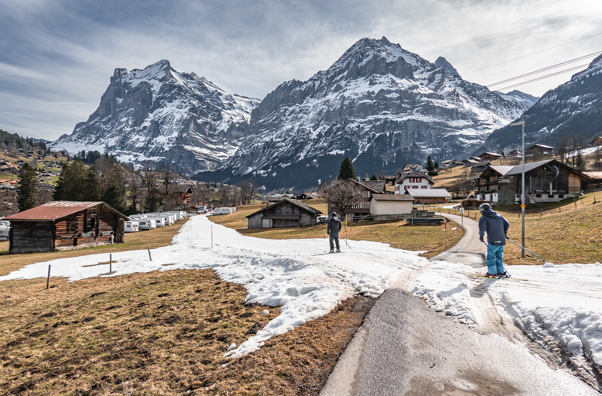 What's left of the snow