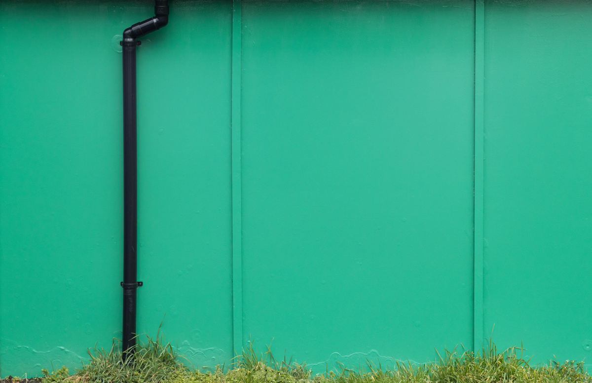 Drainpipe and Green Wall