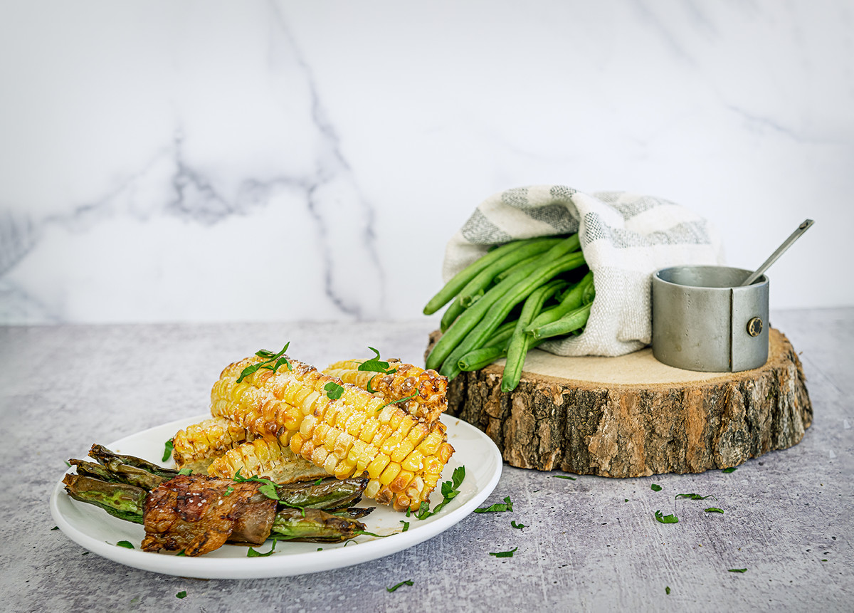 Corn Riblets & Green Beans<br> aka: Today’s Lunch