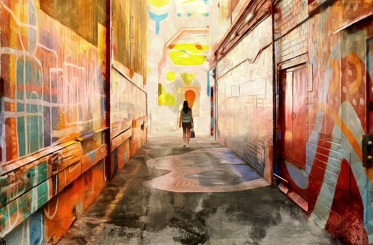 Girl in the alley