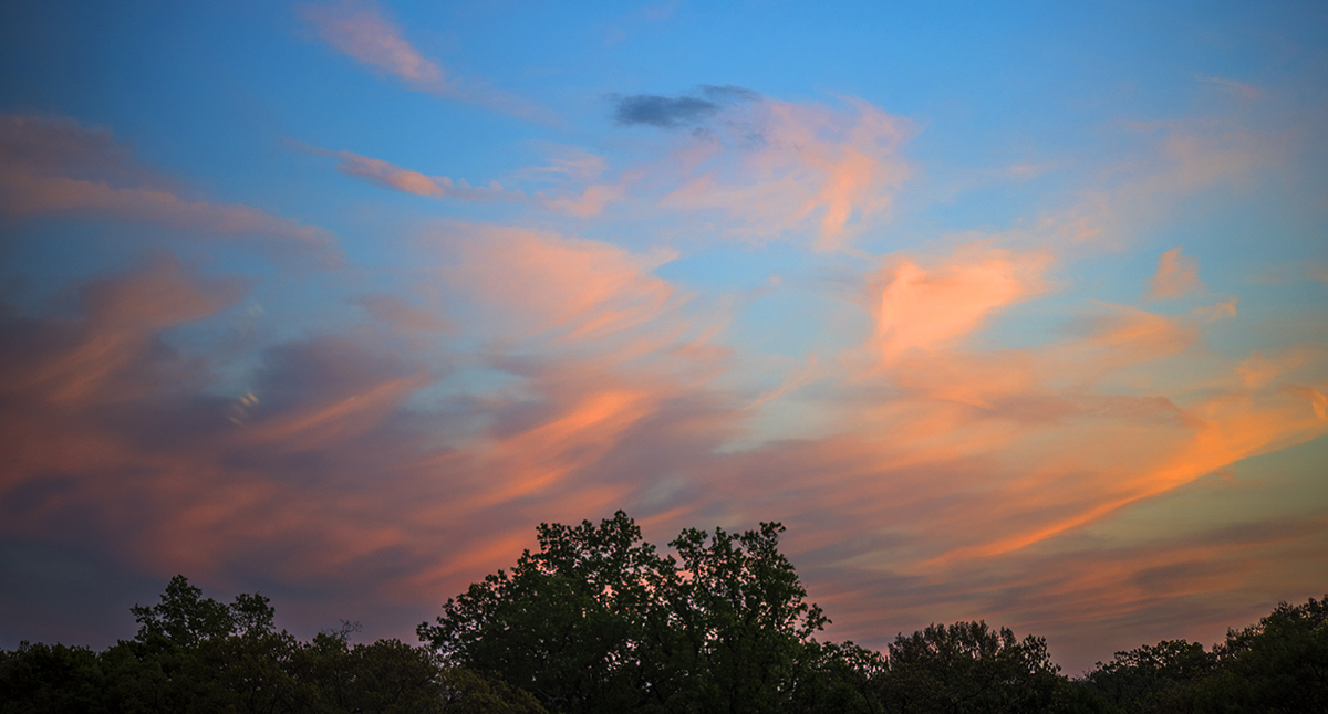 setting sun