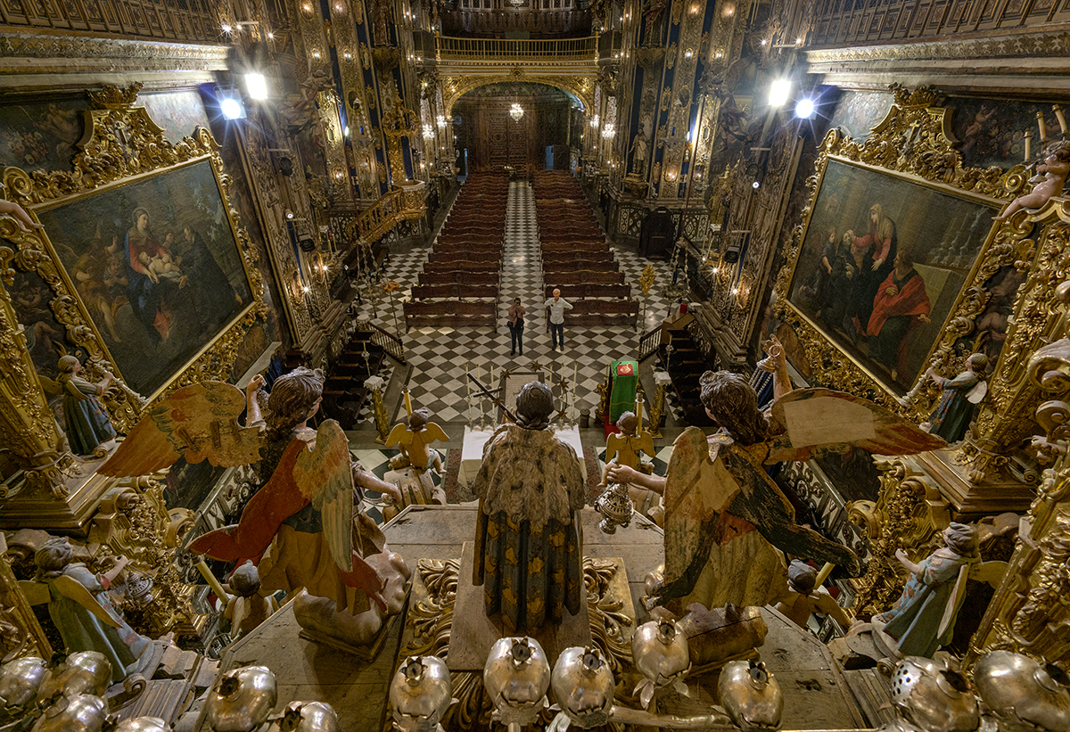 Malaga Cathedral - view from the altar