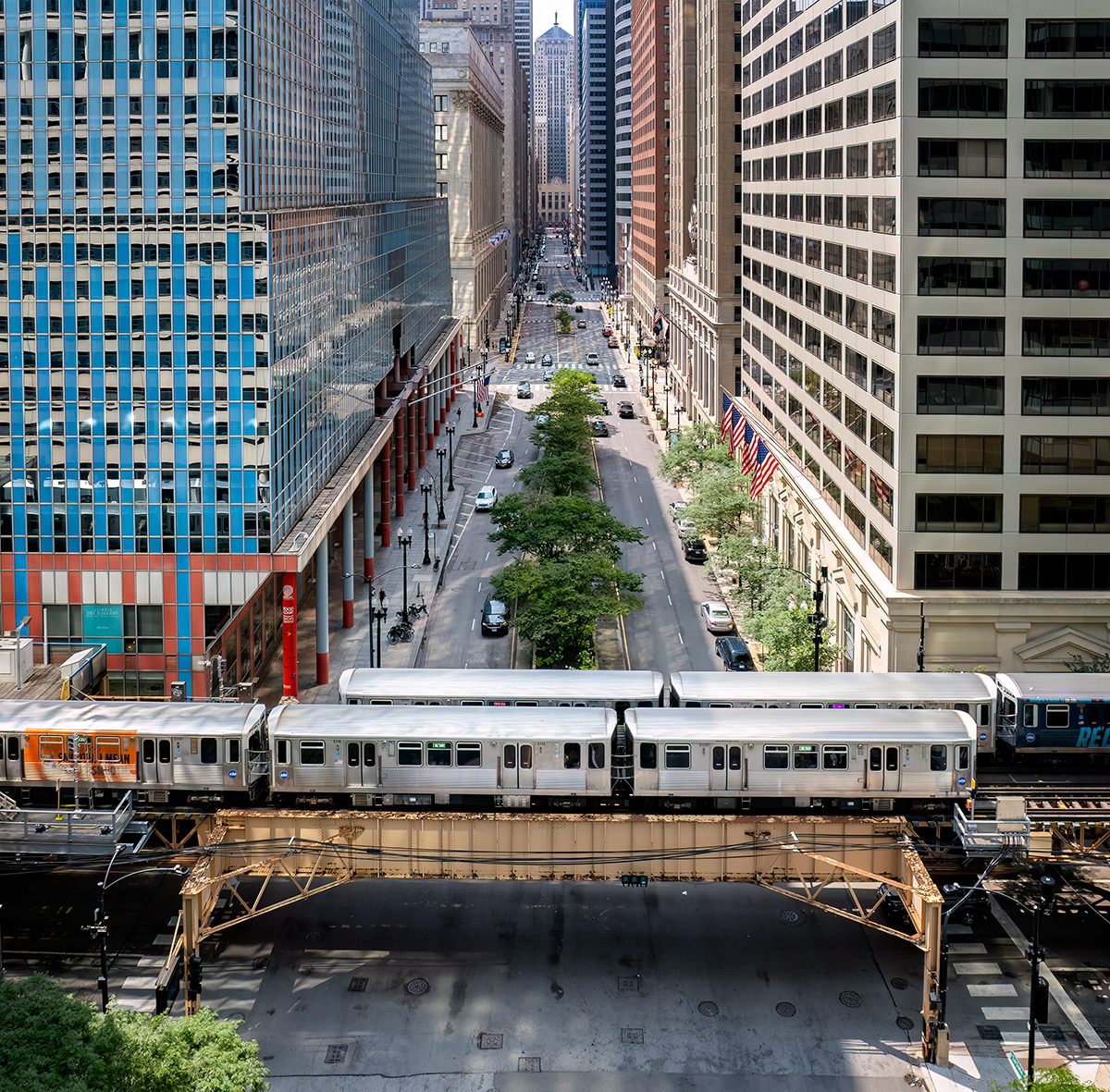 Looking Down LaSalle Street