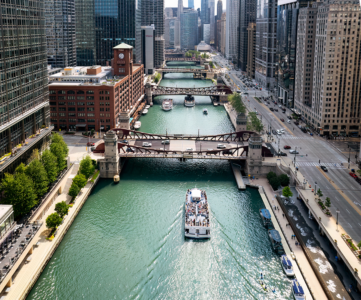 Water taxis and tour boats