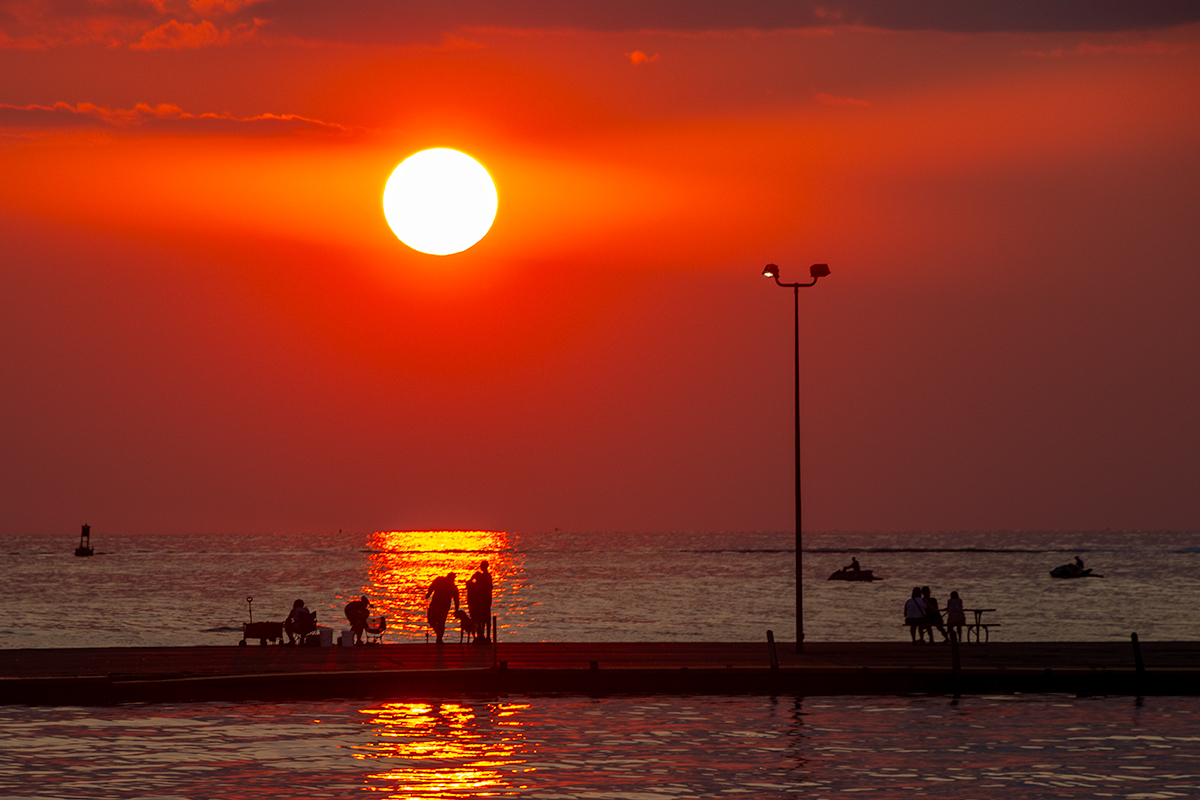Lake Erie Summer Sunset