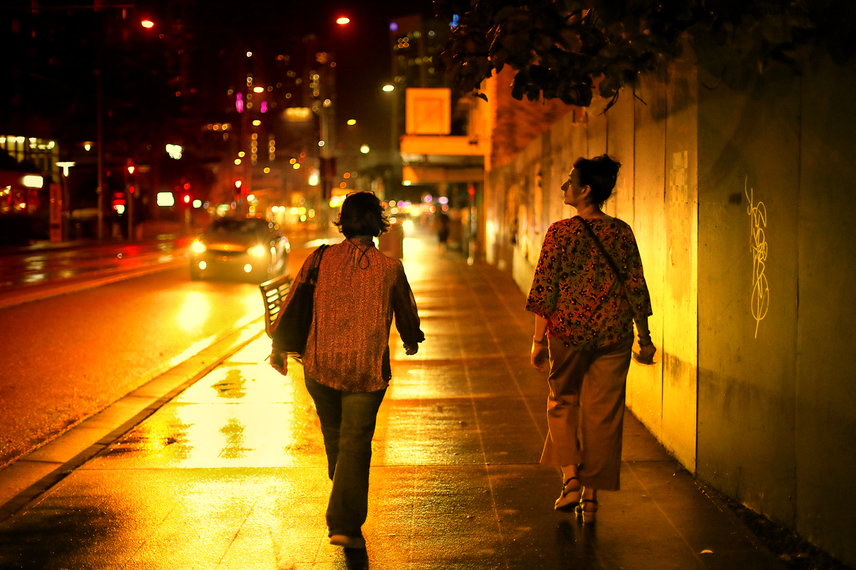 Bright lights of the city
