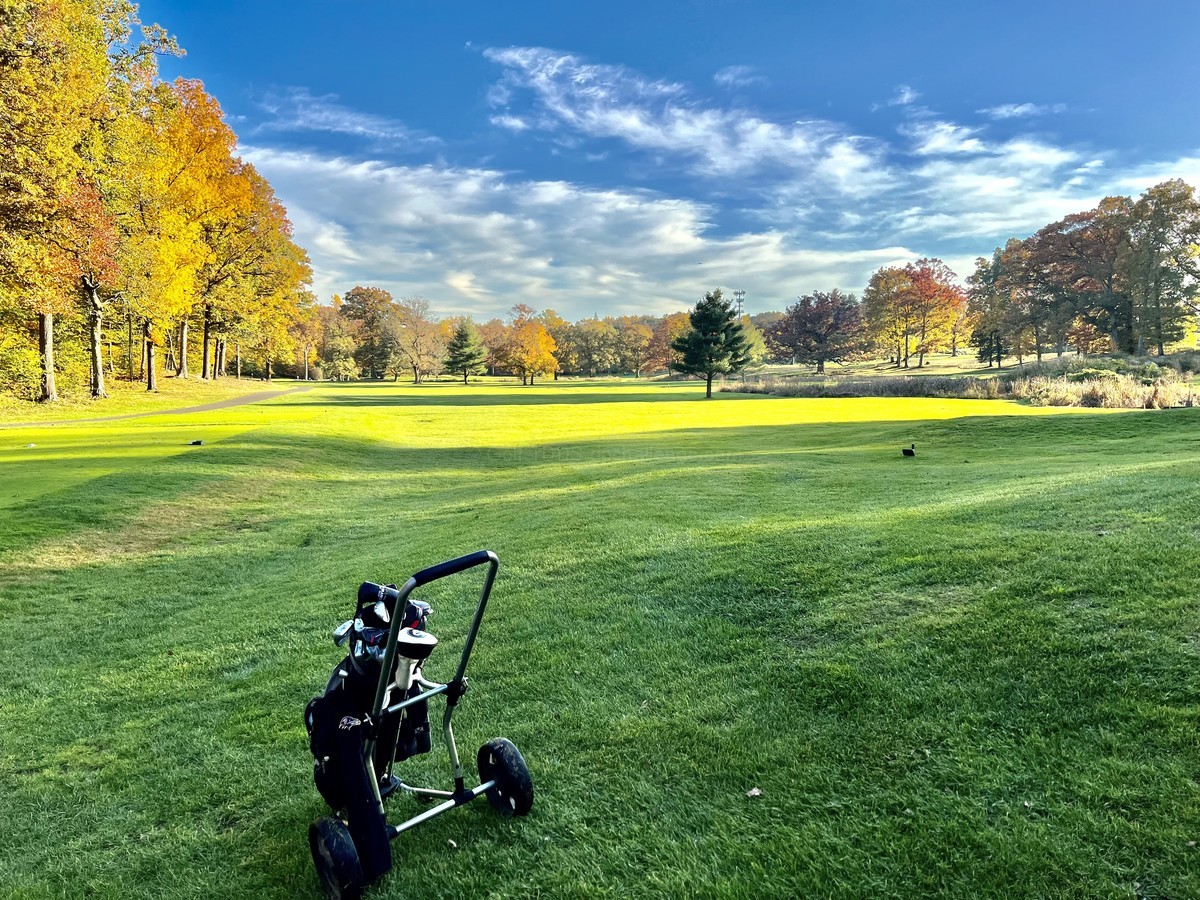 A Beautiful Autumn Day On the Golf Course Is The Best Thing Since Sliced Bread.