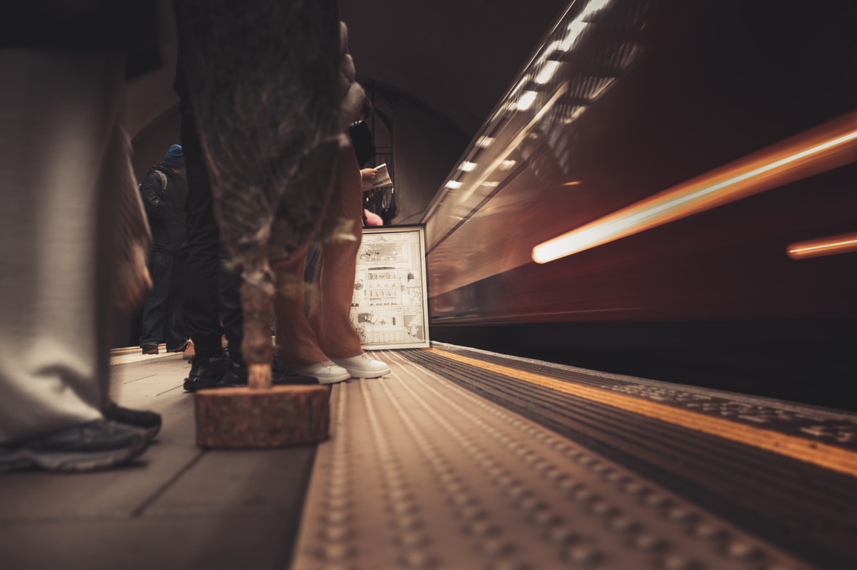 A brief moment on the London Underground