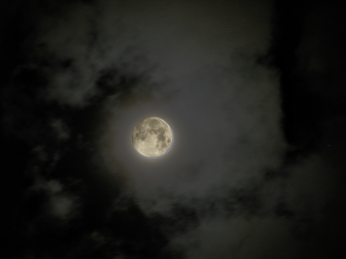 Moon and Clouds