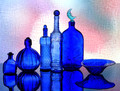 Bottles Blue