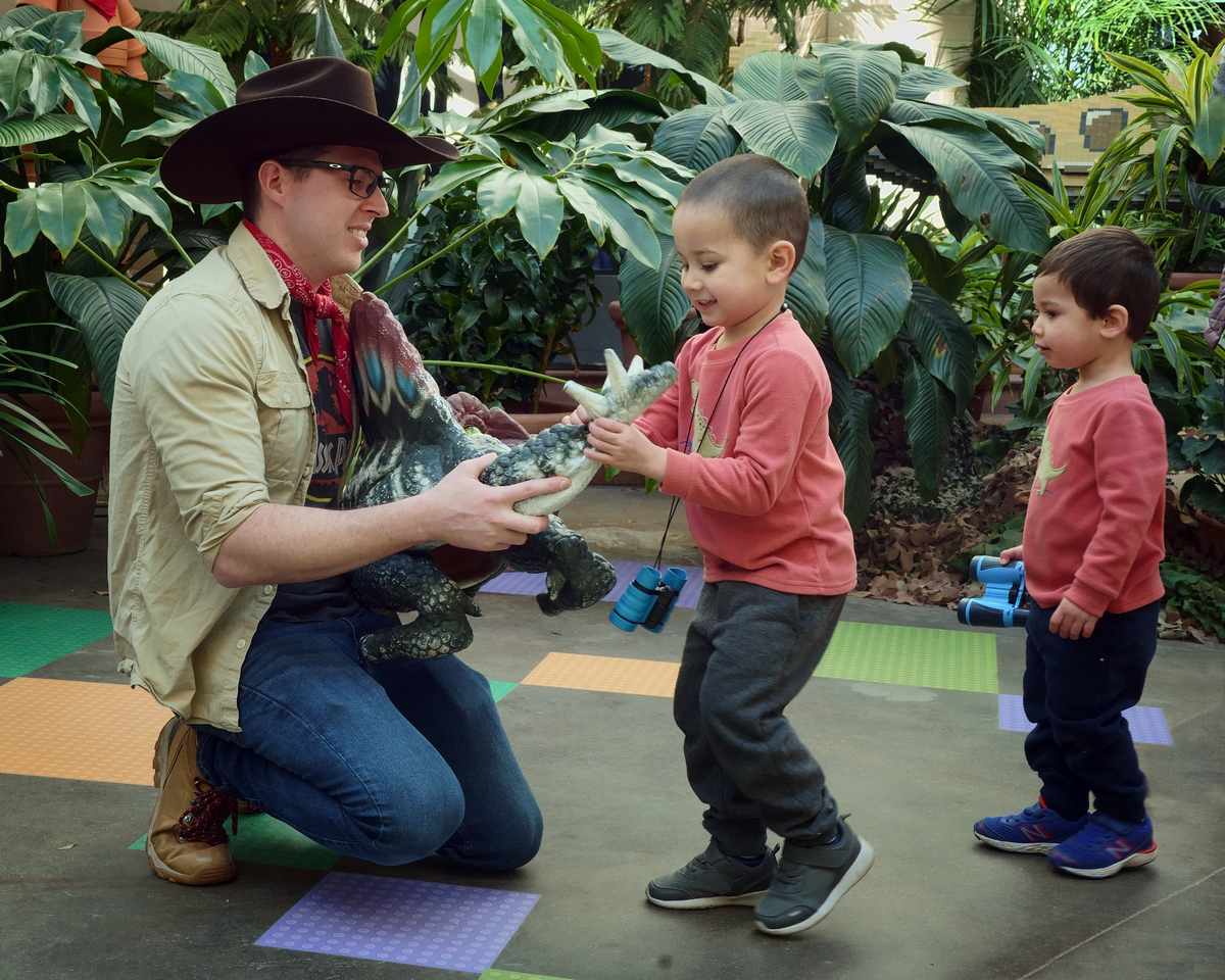 Learning about Dinosaurs through Hand Puppets